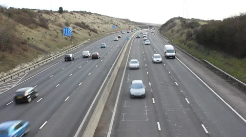 Motorway traffic Video stock 33799365