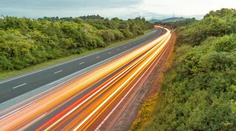 Motorway Traffic Stock Footage 40358720