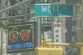 Mott Street sign and Mott Street Optical in China Town Manhattan Footage