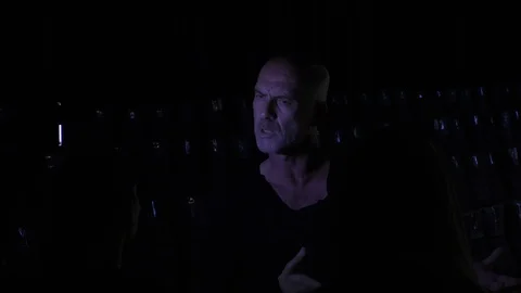 Motti Reif, AKA the engine of Tel Aviv, Israel, Fashion week addresses the press Stock Footage 87694522