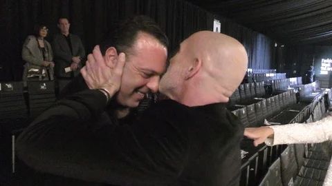 Motti Reif, AKA the engine of Tel Aviv Fashion week with fashionistas Stock Footage 88087009