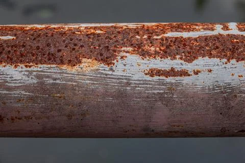 Mottled rusty metal surface Stock Photos