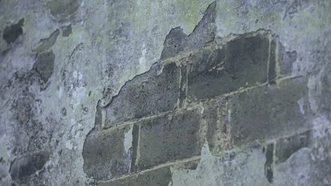 Mottled walls, erosion of time, traces, wall tiles, corrosion, ancient, Hongcun Video stock 260431141