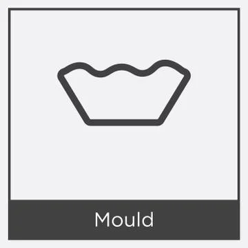 Mould icon isolated on white background Illustrazione stock gratuita