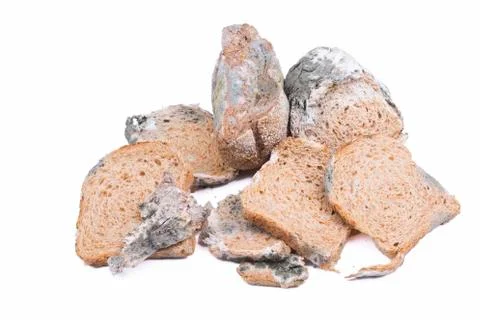 Mouldy bread Stock Photos