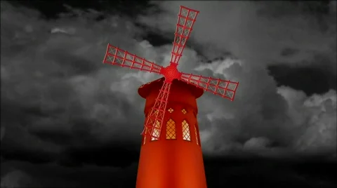 Moulin Rouge, animation Stock-Footage 495252