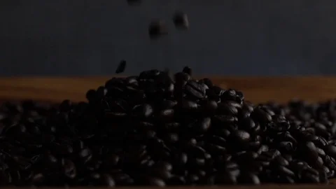 A Mound of Coffee Beans Stock Footage 109068675