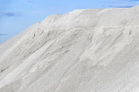 Mound of crushed stone Stock Photos