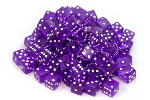 Mound of Playing Dice Stock Photos