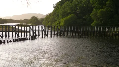 The Mound Sutherland old Salmon gates Stock Footage 278433452