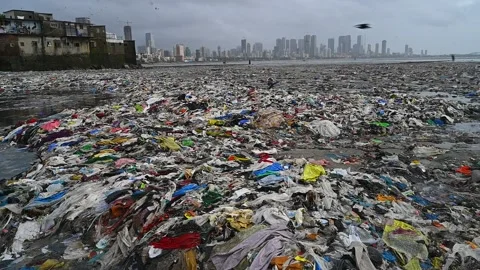 Mounds of plastic waste Stock Footage 315491493