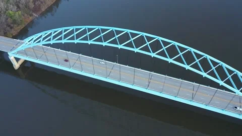 Moundsville Bridge Stock Footage 229431817