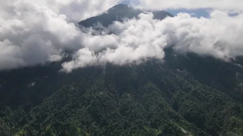 MOUNT AGUNG BALI Video stock 293118367