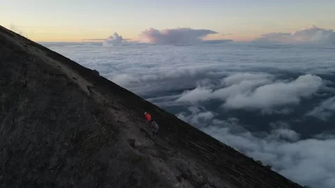 MOUNT AGUNG BALI Video stock 293118906