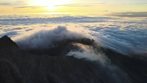 MOUNT AGUNG BALI Video stock 293119527