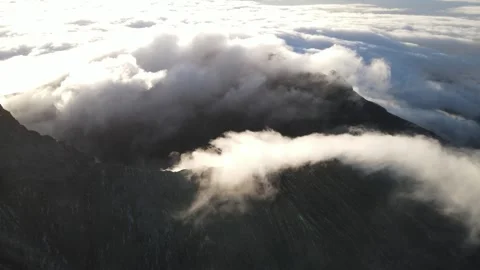 MOUNT AGUNG BALI Video stock 293119549