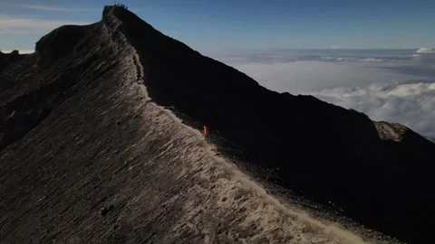 MOUNT AGUNG BALI Video stock 293119692