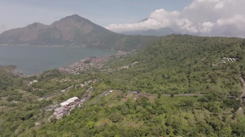 Mount Agung with clouds 動画素材 330841695