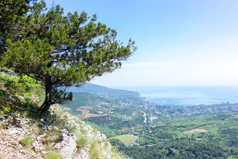 The mount Ai-Petri. Stock Photos