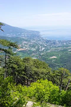The mount Ai-Petri. Stock Photos