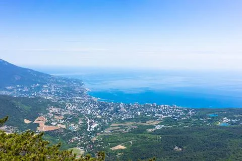 The mount Ai-Petri. Stock Photos