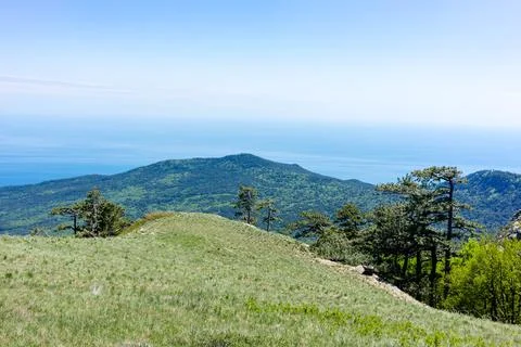 The mount Ai-Petri. Stock Photos