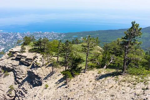 The mount Ai-Petri. Stock Photos