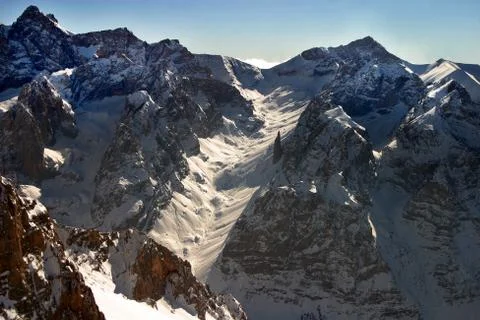 Mount Alaca and Mount Kaldi Stock Photos