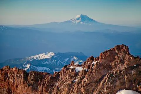 Mount and rocks Stock Photos