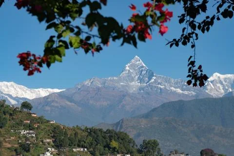 Mount Annapurna Foto stock