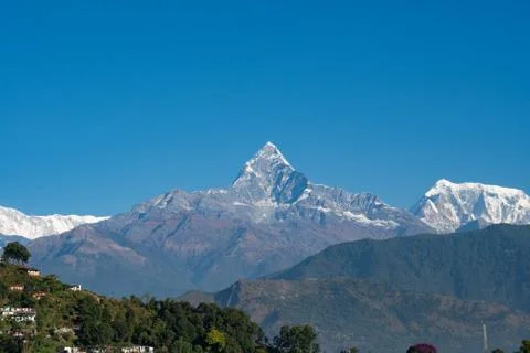 Mount Annapurna Foto stock