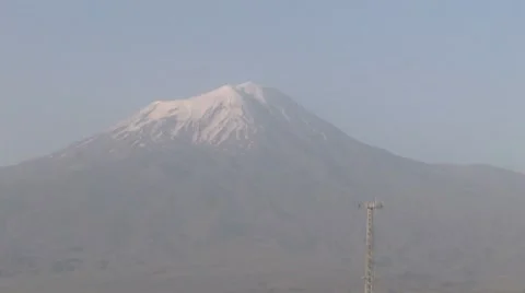 Mount Ararat CU Stock Footage 8982937
