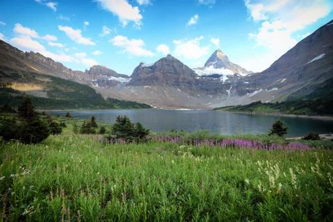 Mount assiniboine Stock Photos