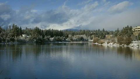 Mount Bachelor Timelapse from Bend, Oregon Stock Footage 86535380