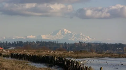 Mount Baker 2 Stock Footage 98026171