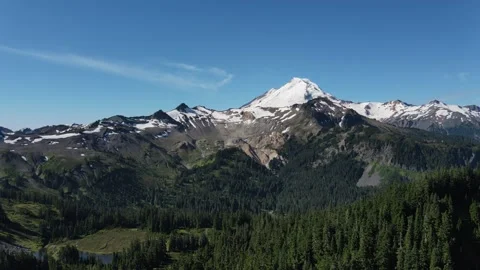 Mount Baker Clear sky 스톡 동영상 331960595