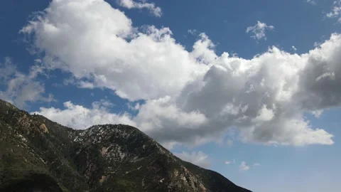 Mount Baldy California Cloudy 库存影片 150816122