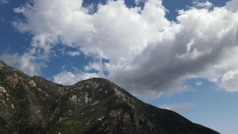 Mount Baldy California Cloudy 库存影片 150818585