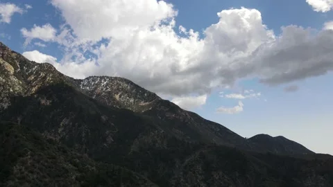 Mount Baldy California Cloudy 库存影片 150818747