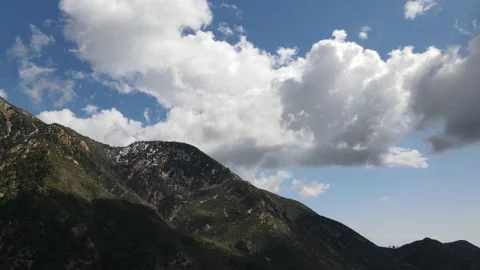 Mount Baldy California Cloudy 库存影片 150818963