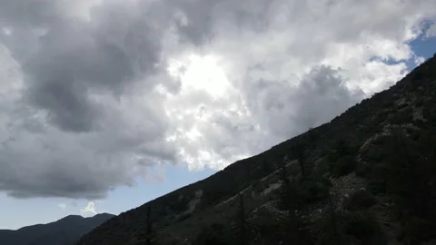 Mount Baldy California Cloudy Stock Footage 150820150