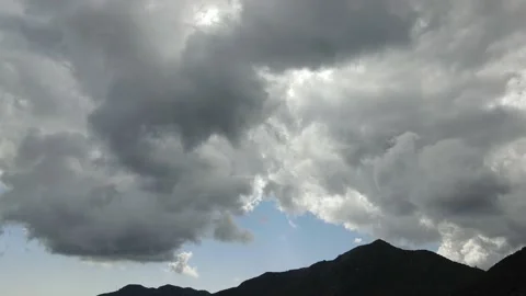 Mount Baldy California Cloudy 库存影片 150823124