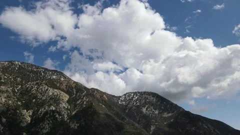 Mount Baldy California Cloudy Vídeo Stock 150823222