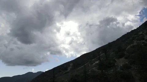 Mount Baldy California Cloudy 库存影片 150824439