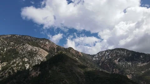 Mount Baldy California Cloudy 库存影片 150824499