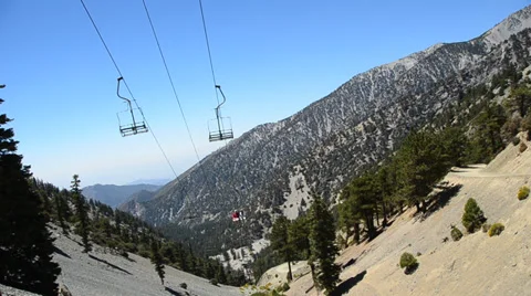 Mount Baldy Ski area Stock Footage 27821054