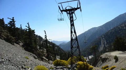 Mount Baldy Ski area Stock Footage 27821468