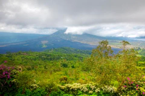 Mount Batur Stock Photos