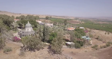 Mount of Beatitudes Stock Footage 105427138