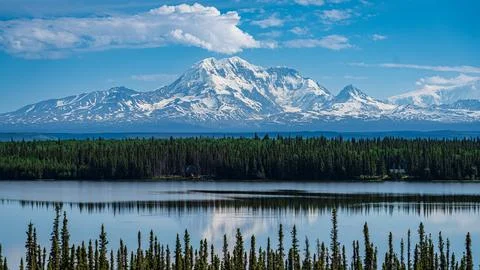 Mount Blackburn, Alaska Stock Photos